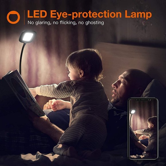 LED Floor Lamp  4 Brightness Level  3 Colors  Rubberized Feel Top to Base - Picture 7 of 12